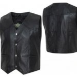 Stars & Stripes Vesta kožená Jason Stars & Stripes pánská černá – Zbozi.Blesk.cz