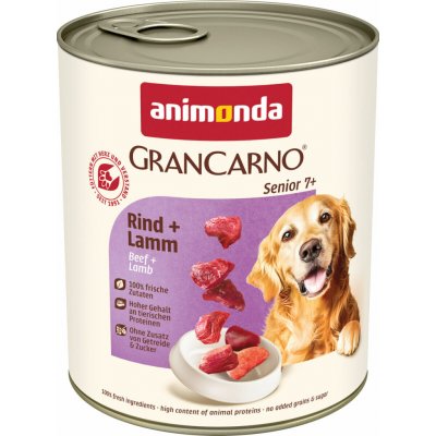 Animonda GranCarno Senior hovězí a jehně 800 g – Hledejceny.cz
