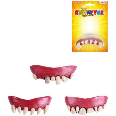 RAPPA Zuby gumové 3 druhy – Zboží Mobilmania
