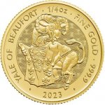 The Royal Mint zlatá mince Yale of Beaufort Tudor Beasts 2023 1/4 oz – Hledejceny.cz