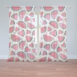 Sablio Záclony Vodní meloun: 2ks 150x250cm – Hledejceny.cz