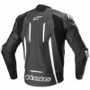 Bunda na motorku Alpinestars FUSION 2023 černo-bílo-metalická šedá