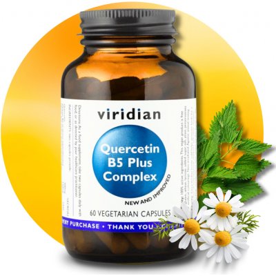 Viridian Quercetin B5 Plus Complex 60 kapslí – Hledejceny.cz