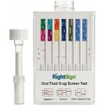 RightSign Multidrogový test na 9 drog ze slin 1 ks – Zboží Dáma