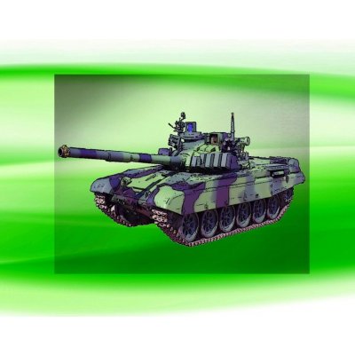 tank T72 DTF nažehlovačka 16x9cm