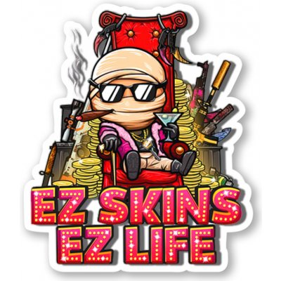 Counter-Strike Samolepka EZ Skins EZ Life