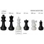 ECI Náhradní šachová figura pro zahradní šachy 63 cm deLuxe – Zboží Živě