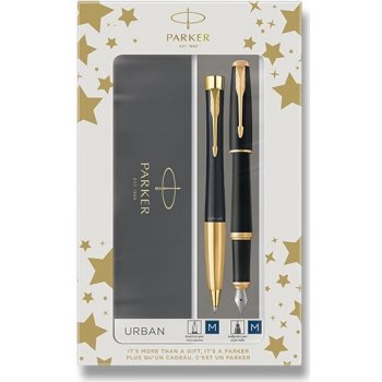 Parker Urban Matt Black CT sada plnicí pero a kuličková tužka 1501/2573381