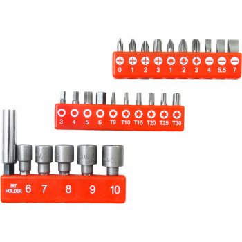 sada bitů Extol Premium 25mm, CrVMo, 8819620 26 ks