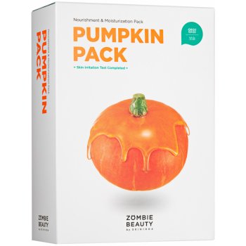 SKIN1004 Zombie Beauty Pumpkin Pack sada vyživujících pleťových masek 16 x 4 g dárková sada