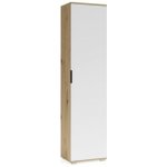 Halmar Předsíňová skříň Walker 50 cm dub artisan bílá – Sleviste.cz