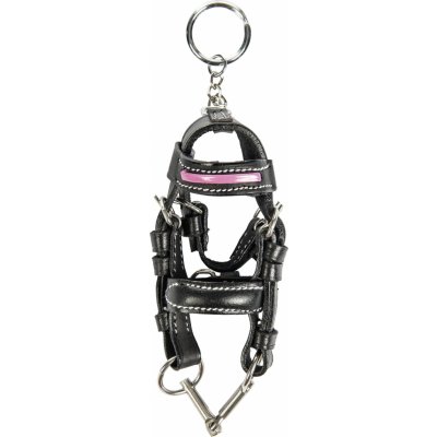 Přívěsek na klíče HKM Mini Bridle black/pink – Hledejceny.cz