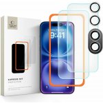 Tech-Pro tect Supreme set 3-Pack iPhone 16 Clear 5906302310906 – Zboží Živě