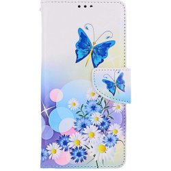 TopQ Xiaomi Redmi Note 12 knížkové Bílé s motýlkem