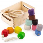 Montessori Ulanik vzdělávací hra - lacing"Stones" – Hledejceny.cz