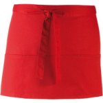 Premier Workwear Pracovní zástěra krátká s kapsami PR155 Red Pantone 200 60x33cm – Hledejceny.cz