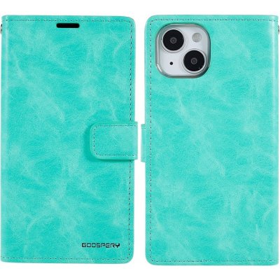 Pouzdro Mercury Bluemoon Diary Apple iPhone 14 - Mint – Hledejceny.cz