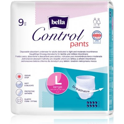 Bella Control pants absorpční kalhotky L 9 ks – Zboží Dáma