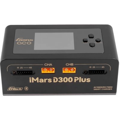 Gens ACE univerzální nabíječka iMars D300 Plus AC / DC Černá – Sleviste.cz