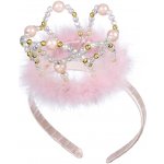 Souza! Čelenka do vlasů Alexandra s korunkou světle růžová – Sleviste.cz