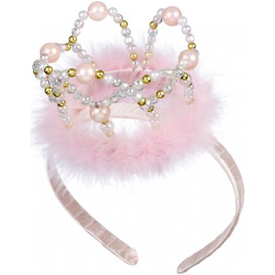 Souza! Čelenka do vlasů Alexandra s korunkou světle růžová – Sleviste.cz