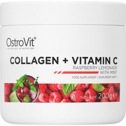 OstroVit Collagen + Vitamin C Raspberry Lemonade with Mint 200 g