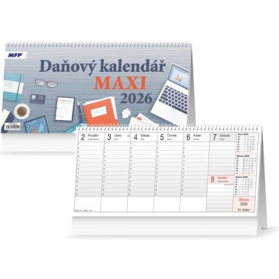 stolní Daňový MAXI 1061646 2026 – Zboží Dáma