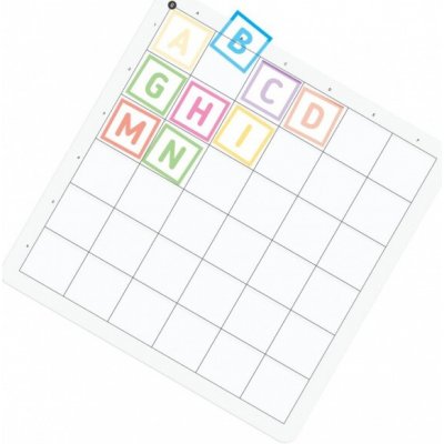 Cubetto Blue-Bot® & Bee-Bot® podložka průhledná 6x6 s kapsami PT-TRANSP_MAP_6X6 – Zbozi.Blesk.cz