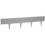 Prosperplast obrubník Ratan 3,9 m šedá set 5 ks – Sleviste.cz