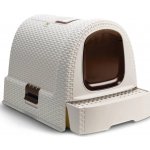 Curver WC kryté Rattan 39 x 39 x 51 cm – HobbyKompas.cz