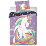 Detexpol povlečení Jednorožec Duha 100x135 cm 40x60 cm – Zboží Dáma