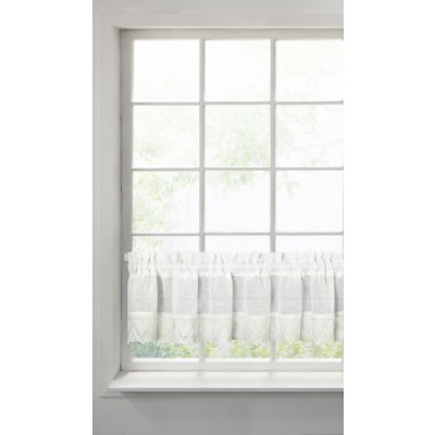 Hotová záclona DORIS krémová - s tunelem – Zboží Mobilmania