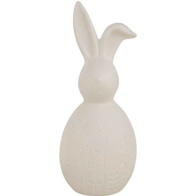 Boltze Dekorativní figurka zajíce z porcelánu Marlou 1 LED, 21 x 9 x 8,6 cm – Hledejceny.cz
