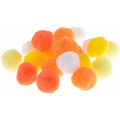 Bambulky plyšové 3cm mix barev, Blue/Violet, 20ks – Zboží Dáma