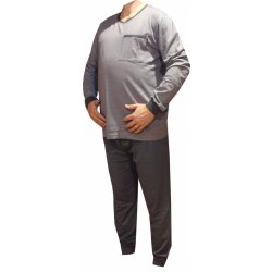 Xcena pánské pyžamo dlouhé šedé