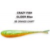 Návnada a nástraha Crazy Fish Glider 9 cm 5D Orange chart 8 ks