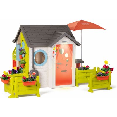 Smoby Domček pre záhradníka Garden House výnimočne rozšíriteľný s predzáhradkou s kvetinami SM810223-E – Zboží Mobilmania