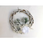 PROHOME - Věnec bílý 25 cm – Zbozi.Blesk.cz