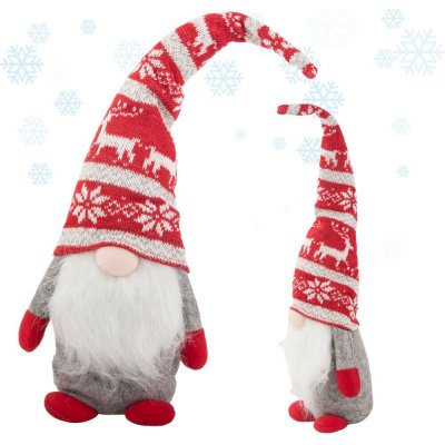 Verk 26243 Vánoční dekorace Skřítek 48 cm, šedý – Hledejceny.cz