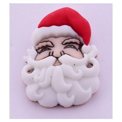 Exclusive vánoční - knoflík plastový Varianta: Hlava Santy – Zboží Dáma