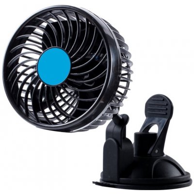 AMIO Ventilátor do auta TURBO 15cm 12V s přísavkou