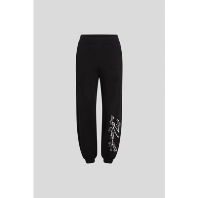TEPLÁKY KARL LAGERFELD KARL ORCHID LOGO SWEATPANTS BLACK – Sleviste.cz