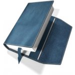 Kožený obal na knihu modrý – Zboží Dáma