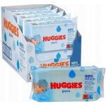 Huggies Pure vlhčené ubrousky 10 x 56 ks – Sleviste.cz