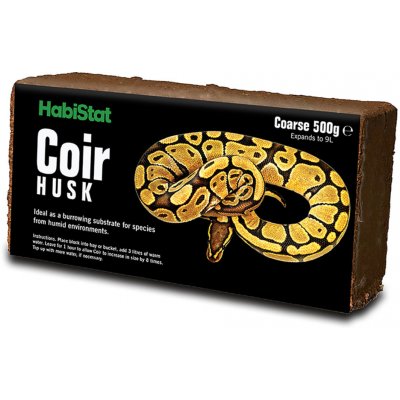 HabiStat Coir Coarse Husk 500 g – HobbyKompas.cz