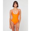 Rip Curl plavky VV Border Biding One Piece bright orange