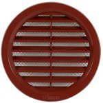 Haco Mřížka kruh síťovina 100 mm hnědá 0410 – Hledejceny.cz