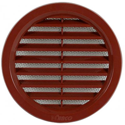 Haco Mřížka kruh síťovina 100 mm hnědá 0410 – Hledejceny.cz