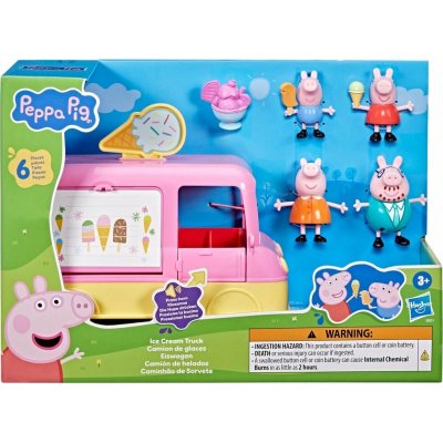 Hasbro Peppa Pig Prasátko Peppa Zmrzlinářské auto s figurkami – Sleviste.cz
