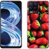 Pouzdro a kryt na mobilní telefon Realme mmCase Realme 8 Pro Gelový kryt jahody